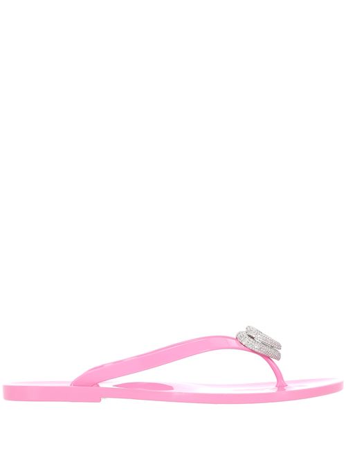 Pink slip-on style flat MACH & MACH | SS25-S0888-05-GUM-PNKPINK